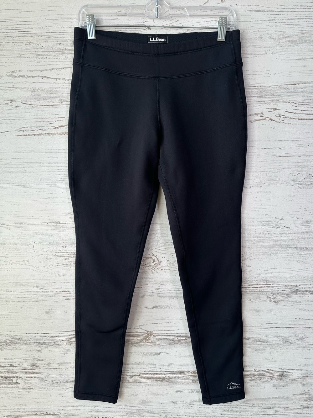 L.L. BEAN PrimaLoft ThermaStretch Cold Weather Fleece Lined Tights Leggings S/M